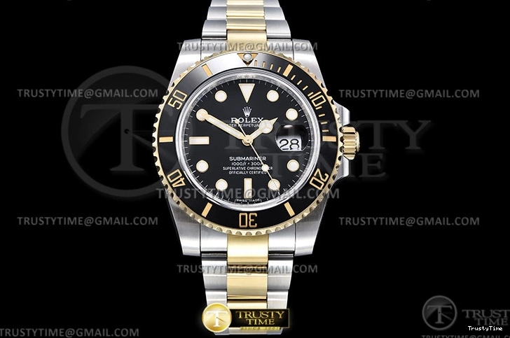 0415 Submariner 116613LN 904L YG SS Black GMF V2 VR DailyWear 1089